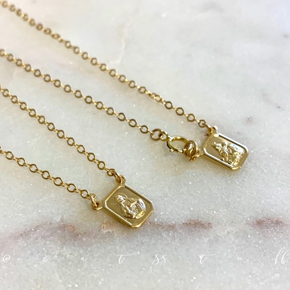 Petite Scapular Necklace - Picture 2 of 14